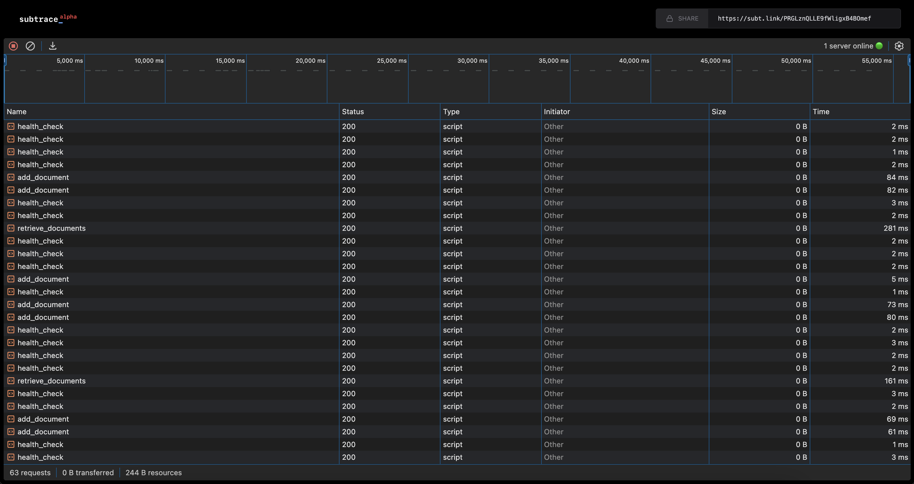 Using Subtrace with Docker - Subtrace